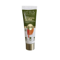 Lotus Botanicals Skin Brightening Face Wash Mini Pack | Vitamin C | Sulphate Free, Silicon Free & Chemical Free | Suitable for All Skin Types | 7g