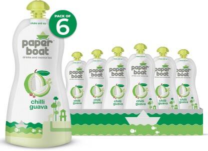 Paper boat Juice - Chilli Guava(6 x 0.2 L)