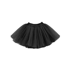 A.T.U.N. (ALL THINGS UBER NICE) Synthetic Tutu Skirt (GSKT BLK TUL_4-6_Black_4-6Y)