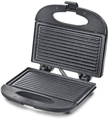 Prestige by Prestige PGFSP - Spatter Coated Non-stick Sandwich Toasters With fixed Plate Grill(Black)