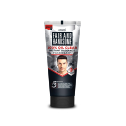 FAIR AND HANDSOME Instant Radiance Oil Clear Face Wash To Reduce Pimples & Blackheads 150g