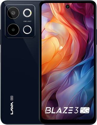 LAVA Blaze 3 5G (Glass Blue, 128 GB)(6 GB RAM)