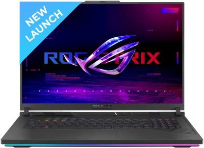 ASUS ROG Strix G18 with 90WHr Battery Intel HX-Series Intel Core i7 13th Gen 13650HX - (16 GB/1 TB SSD/Windows 11 Home/8 GB Graphics/NVIDIA GeForce RTX 4060/165 Hz/140 TGP) G814JV-N5063WS Gaming Laptop(18 Inch, Eclipse Gray, 3.00 Kg, With MS Office)