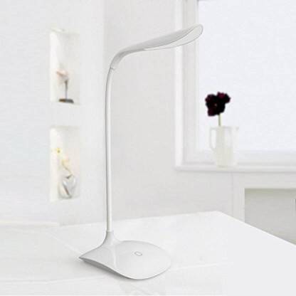 AKR Powerful Rechargeable Emergency Table Lamp / Student Reading Light/ Led Foldable Study Lamp(37, White)