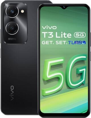 vivo T3 Lite 5G (Majestic Black, 128 GB)(6 GB RAM)