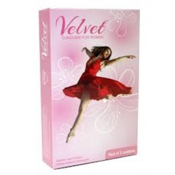 Moods Velvet Female Condom - 3 Condoms (Pack of 3)