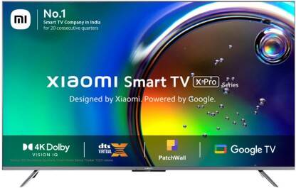 Mi by Xiaomi X Pro 138 cm (55 inch) Ultra HD (4K) LED Smart Google TV with 4K Dolby Vision IQ | HDR10+ | Dolby Atmos | DTS X | Vivid Picture Engine 2 with Adaptive Brightness