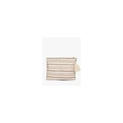 Striped Pouch with Tassel