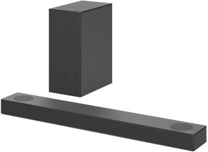 LG S75Q, 3.1.2ch with Dolby Atmos, High-Res Audio, Synergy TV, HDMI eARC 380 W Bluetooth Soundbar(Dark steel silver, 3.1.2 Channel)