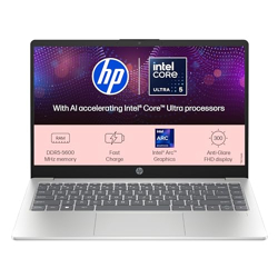 HP Laptop 15, Intel Core Ultra 5 125H, 15.6-inch (39.6 cm), FHD, 16GB DDR5, 1TB SSD, Intel Graphics, 1080p FHD Camera w/Privacy Shutter, Anti-Glare, Backlit KB (Win 11, Silver, 1.65 kg), fd1197TU