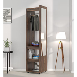 @home By Nilkamal Mamen Engineered Wood Dresser with Mirror (Cappucino)