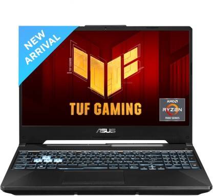 ASUS TUF Gaming A15 AMD Ryzen 5 Hexa Core 7535HS - (16 GB/512 GB SSD/Windows 11 Home/4 GB Graphics/NVIDIA GeForce RTX 3050) FA506NC-HN083W Gaming Laptop(15.6 Inch, Graphite Black, 2.30 Kg)