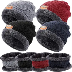 Fitness Mantra Gym Winter Cap & Muffler for Men & Women| Beanie Cap| 1 Set|