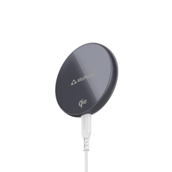 Stuffcool Revel Magnetic Wireless Qi2 Certified Charger- Charges iPhone 12/13/14/15/16 and Android 2X Faster with 15W Fast Magnetic Wireless Charging - Includes Wall Charger, Type C to C Cable