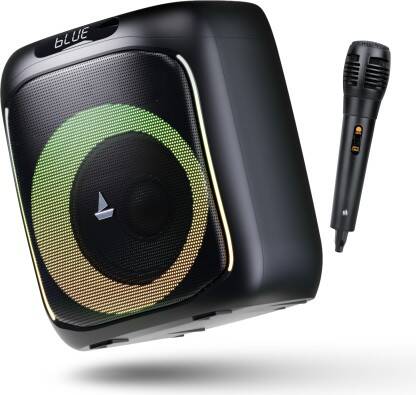 boAt PartyPal 185 with Signature Sound & Up to 6 hrs Playtime 50 W Bluetooth Party Speaker(Midnight Black, Mono Channel)