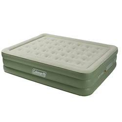 Coleman Synthetic Maxi Inflatable Comfort Raised King Airbed for Indoor and Outdoor Use - Air Pump Not Included (Green)