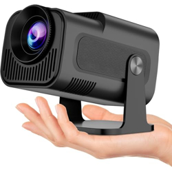 TOPTRO Free Style Max Black Smart Projector Rotatable 8400L (Best Under 7000 Segement), WiFi BT, YouTube PrimeVideo Hotstar Netflix Apps, 720p Native Projector 4K Ultra HD & 1080p Support