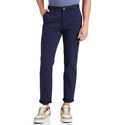 Amazon Brand - INKAST Men's Regular Casual Trousers (INKCT-TO-001_Navy_34)