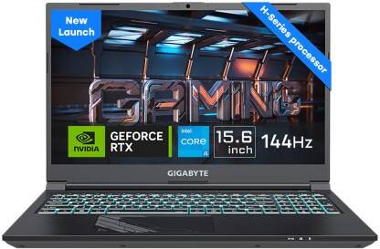 GIGABYTE Intel Core i7 12th Gen 12650H - (16 GB/512 GB SSD/Windows 11 Home/6 GB Graphics/NVIDIA GeForce RTX 4050) G5 MF-G2IN313SH Gaming Laptop(15 inch, Black, 2.08 Kg)
