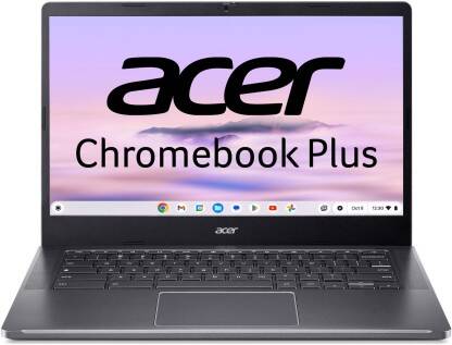 Acer Chromebook Plus Google AI Intel Core i3 N305 - (8 GB/256 GB SSD/Chrome OS) CB514-4H-39T7 Chromebook(14 Inch, Steel Gray, 1.43 Kg)