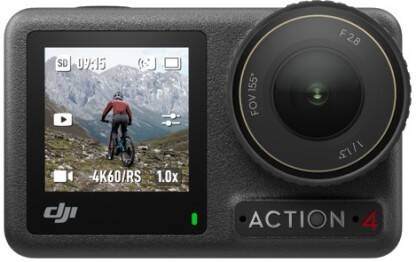 dji Osmo Action Action 4 Standard Combo Sports and Action Camera(Black, 12 MP)