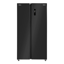 Panasonic 592 L Wifi Inverter Frost-Free Side by Side Refrigerator (NR-BS62MKX1, Black, Stainless Steel Finish)