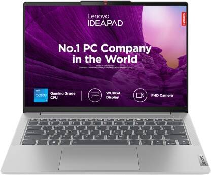 Lenovo IdeaPad Slim 5 Intel Core i5 12th Gen 12450H - (16 GB/512 GB SSD/Windows 11 Home) 14IAH8 Thin and Light Laptop(14 Inch, Cloud Grey, 1.46 Kg, With MS Office)