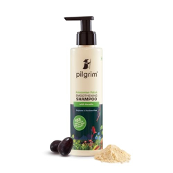Pilgrim Patu & Keratin Hair SMOOTHENING SHAMPOO for Dry & Frizzy hair | Sulphate & Paraben free shampoo for Women & Men | Shampoo for hair Smoothening & healthy scalp | 200 ml