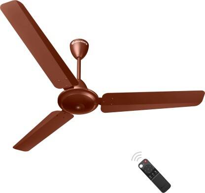 Atomberg Ameza 5 Star 1200 mm 3 Blade Ceiling Fan(BLDC Motor with Remote | Gloss Brown | Pack of 1)