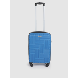 Teakwood Leathers Ladakh 360-Degree Rotation Textured Hard Cabin Size Trolley Bag - 38L