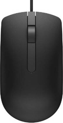 DELL MS116 WIRED MOUSE Wired Optical Mouse(USB 2.0, Black)