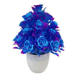 ATEVON Artificial Flower Plants: Enhance Your Home Office Decor with Tabletop and Desk Decorations, Perfect for Balcony and Indoor Spaces