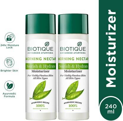 BIOTIQUE Morning Nectar Flawless Skin Moisturizer(240 ml)