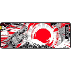 Ant Esports Dragon Hill Unique Design Mouse Pad Gaming Mouse Pad Extended Mouse Mat for Mouse Keyboard with Stitched Edges Waterproof NonSlip Base Mousepads for Office Home Shop Gaming EXTRA LARGE_Red
