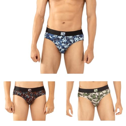 Chromozome Men Brief CZ 301 (Pack of 3) XL Multi 2