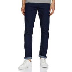 Amazon Brand - Symbol Men's Cotton Rich Stretchable Jeans | Casual Denim Slim Fit (Indigo_32)