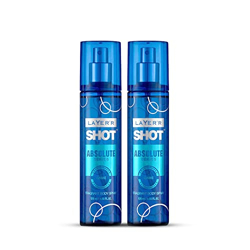 Layer'r Shot Absolute Series GAME Perfume Body Spray for Men | Long Lasting Fragrance (135ml) (Pack of 2)
