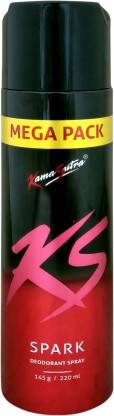 Kamasutra Spark Deodorant Spray  -  For Men(145 g)