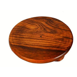 U.S.Wooden Ring Base Rolling Pin Board Roti Maker Chakla