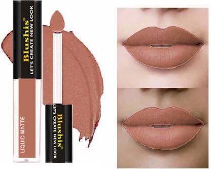 BLUSHIS Kiss of Love Liquid Melt Mini Lipstick Nude myth(Nude Myth, 4 ml)