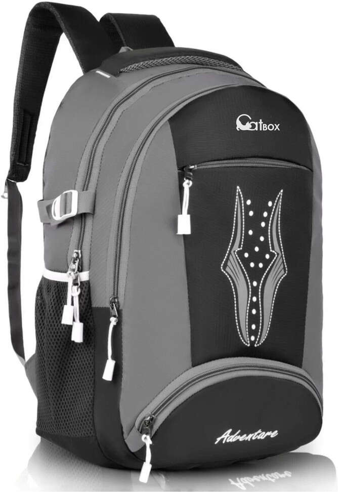 Catbox 35 L Casual Lightweight Bays & Girls School Bag Laptop Bag 35 L Backpack (Black)