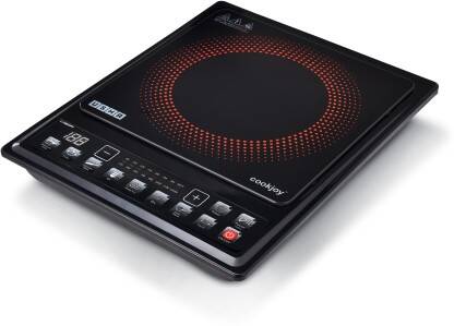 USHA 1350 W Induction Cooktop Push Button(Black, CJ1350WPC)