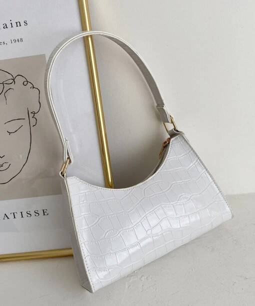 Women White Sling Bag
