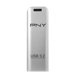 PNY Elite Steel 128GB USB 3.2 Pen Drive | Flash Drive - Silver