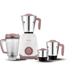 Bajaj Ninja Series Stella 750W Mixer Grinder With 4 Jar | DuraCut Blades | 2 Yrs Warranty White