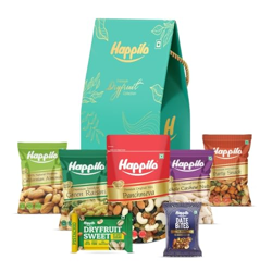Happilo Premium Diwali Gift Pack with 11 Inclusions | Evil Eye Thread,