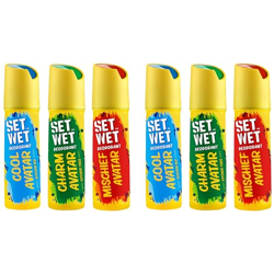 SET WET Deodorant Spray Perfume Cool, Charm & Mischief Avatar for men, 150ml (Pack of 6)
