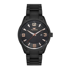 Ferro Lucca Analog Black Dial Men's Watch-F11911A-G
