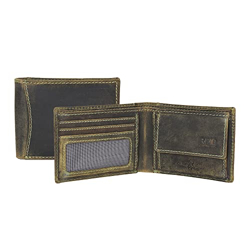 Amazon Brand - Eono Genuine Leather Mens Wallet I Ultra Strong Stitching I RFID Protection|8 Card Slots I 2 Currency Holders I 1 Coin Pocket