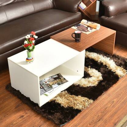 Home Full Engineered Wood Coffee Table(Finish Color - Multi Color, Knock Down)